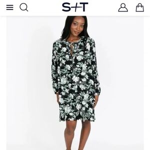 NWT Smash + Tess/ Violet Mini Dress/ Large Floral/ Size US XL